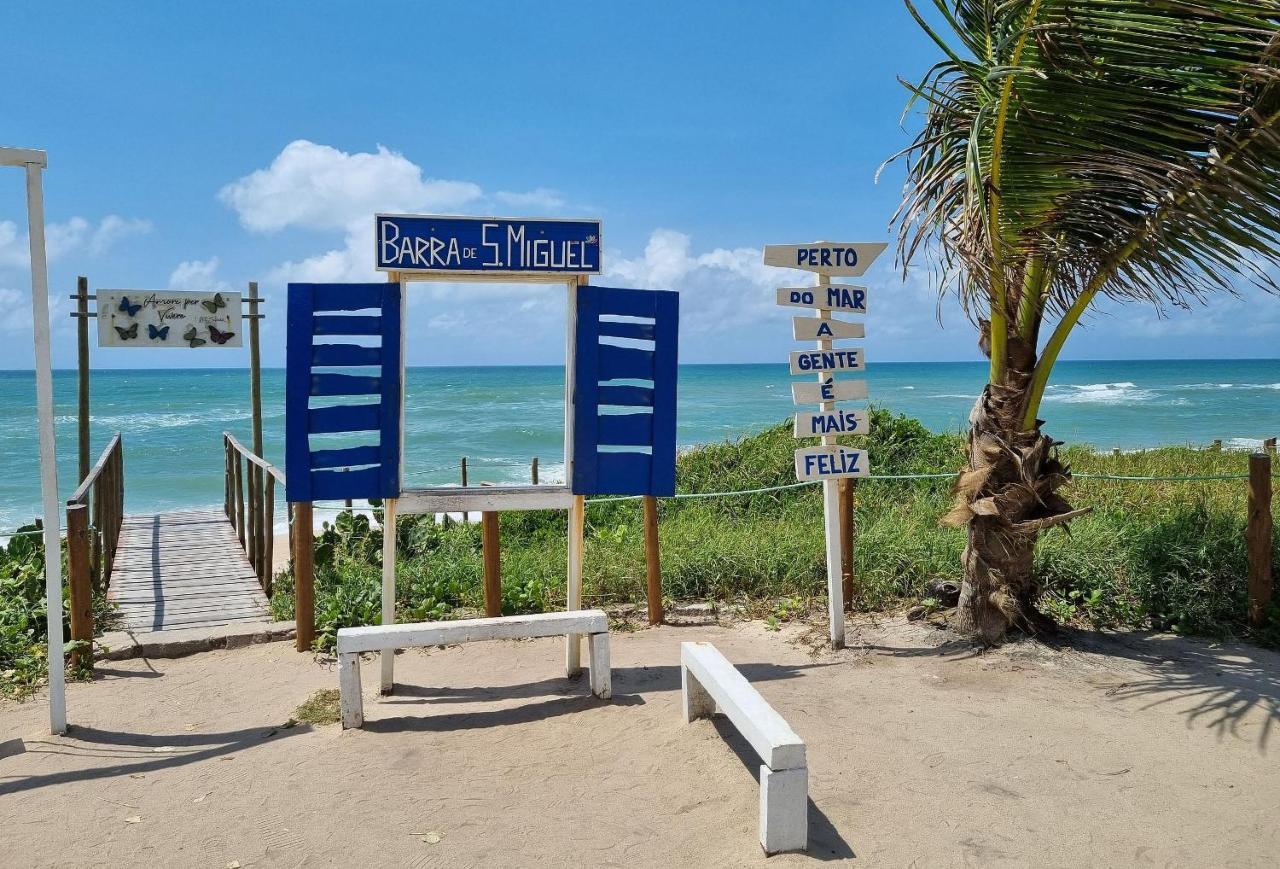 Areias Do Mar ! Confortavel E Com Ar Na Sala A315 Barra de Sao Miguel Ngoại thất bức ảnh
